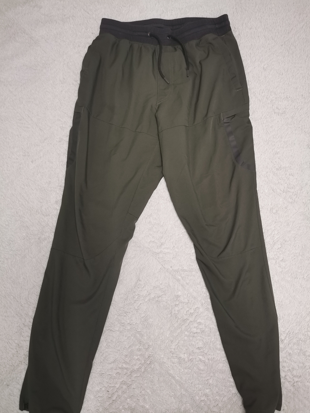 Under Armour Olive Green Joggers with Black Waistband